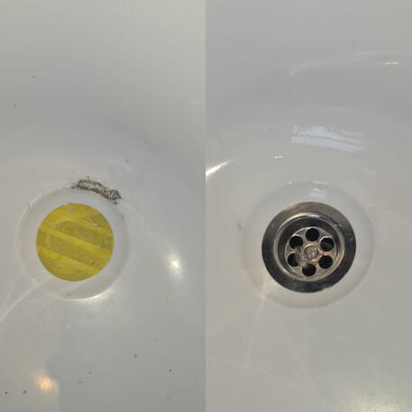 Cast dion bath chip repair done Newport wales